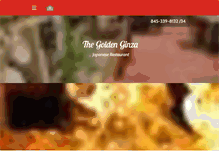 Tablet Screenshot of goldenginza.com